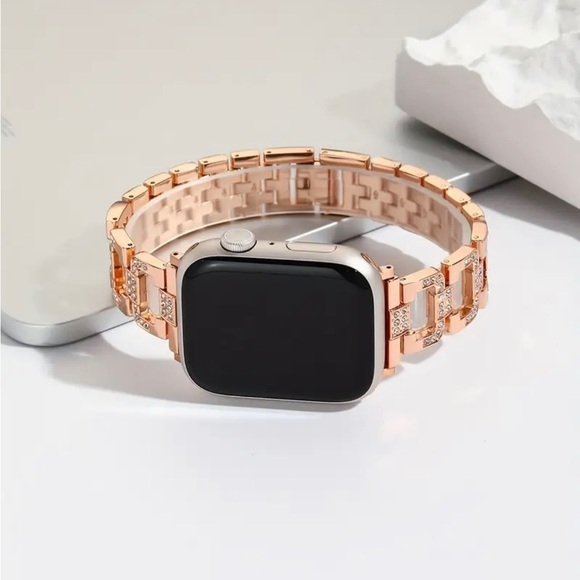 Rose Gold Plated Stainless Steel Band - Apple Watch - Picture 2 of 4